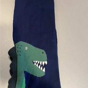 Joules Kids Dinosaur Socks - Navy and Green